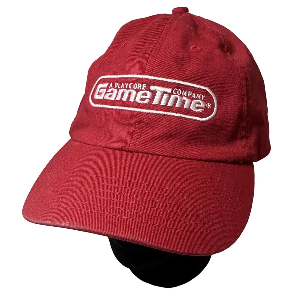 Game Time A Playcore Company Red Adjustable Hat Cap